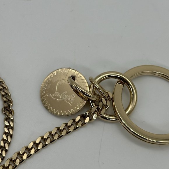 Christian Louboutin CABATA Leather Crossbody Chain AirPods Case Key Ring Bag - Picture 14 of 15